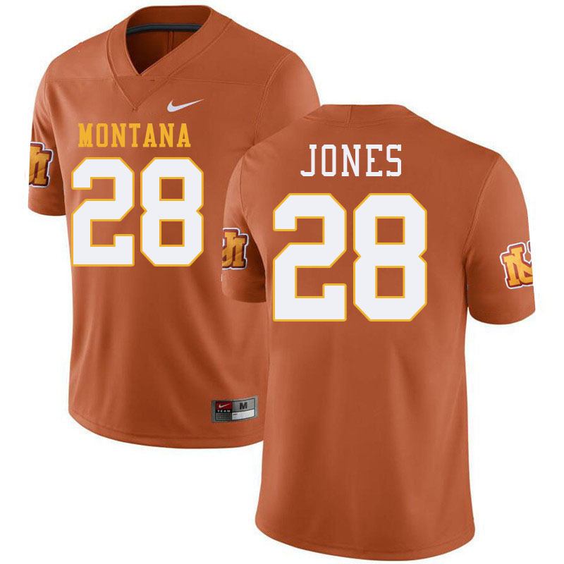 Hashim Jones Montana Jersey,University Of Montana Grizzlies #28 Hashim Jones Jersey Stitched-Throwba